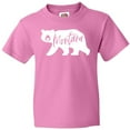 thumbnail image 3 of Inktastic Montana White Bear Silhouette Youth T-Shirt, 3 of 5