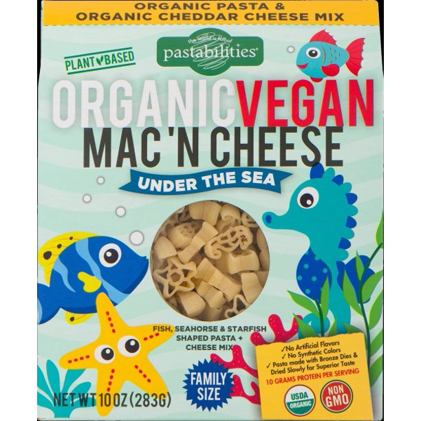 Pastabilities KHFM00334630 10 oz Organic Vegan Under the Sea Mac