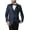 Navy, variant on Men's Lot: 6-2503 3-Piece Slim Fit Tuxedo Set - Navy - 50L