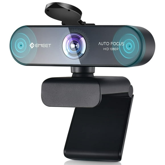 EMEET Caméra Web HD 1080P, Caméra Web USB avec Couvercle de Confidentialité & 2 Micros Antibruit, AutoFocus Rapide, Caméra Web Grand Angle Nova 96°FOV, Caméra Plug & Play pour Ordinateur pour Zoom/Skype, Réunion/cours en Ligne