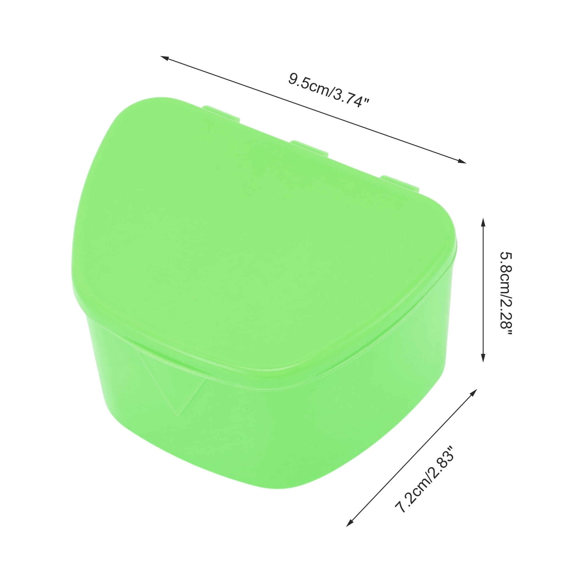 Unique Bargains Portable Braces Case 1 Pc Cyan