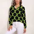 thumbnail image 3 of National Flag Jamaica Long Sleeve Blouse Woman Streetwear Casual Shirts Summer Oversize Woman Streetwear Clothing Birthday Present, 3 of 7