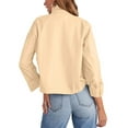 thumbnail image 5 of Women Zip Up Utility Coat with Pockets Casual Cropped Jackets, 5 of 7