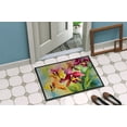thumbnail image 4 of Carolines Treasures DAC1591MAT 18 x 27 in. Unisex Orchids in Watercolor Doormat, 4 of 5