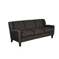 thumbnail image 2 of Topline Home Furnishings Dark Grey 2pc Loveseat-Sofa Set, 2 of 3
