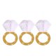 thumbnail image 1 of 3 piezas de decoración para sala de bodas, diseño de boda, anillo de panal, decoración creativa de papel para fiesta, decoración de fondo, flores de papel, anillo de bola, decoración colgante para p, 1 of 4
