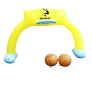 SHAQ Triple Water Slide for Kids Outdoor Summer Fun Slip and Slide with Splash Pool Easy Setup Durable Material Includes Inflatable Boards Ideal for Backyard Play Safe for Children Ages 5 and Up