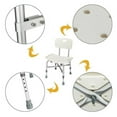 Clearance! Shower Chair Bathroom Safety Tub Bench Chair with Removable