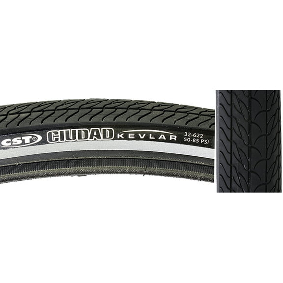 CST Ciudad Tire 700 x 32 Clincher Wire Black Aramid Puncture Protection