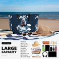 thumbnail image 5 of Daiia Shark Beach Travel Bag - Water-Resistant Beach Bag, Lightweight Tote with 7 Pockets for Women and Men - Gym,Pool,Camping,Reusable Grocery Bag, 5 of 7