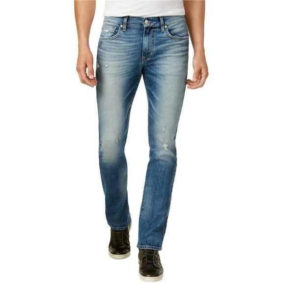 Joe's Jeans Mens Ian Basic Brixton Straight Leg Jeans, Blue, 28W x 30L