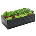 thumbnail image 3 of 8x4x2ft Galvanized Raised Garden Bed Kit - 481 Gallon Metal Planter Box for Vegetables/Flowers/Herbs - Deep Root Outdoor Design, 3 of 9
