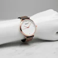 thumbnail image 5 of Reloj Para Mujer Steiner Minimalista 40 mm Correa de Malla Duo-Tono Oro Rosa, 5 of 5