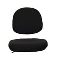 thumbnail image 1 of Wosthever Funda para silla de ordenador de oficina, 2 piezas, suave, agradable a la piel, con costuras finas, rotación Universal Decoración del hogar Negro, 1 of 6