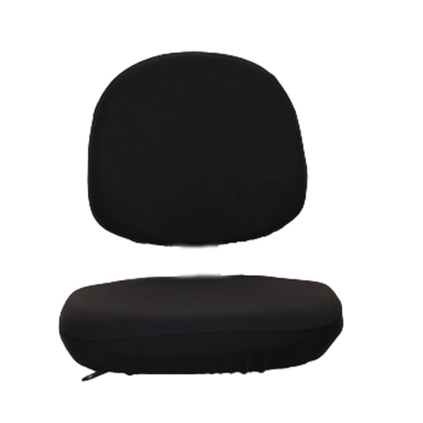 Funda de poliéster Bewildely para silla con cinturón elástico protección contra la suciedad negro