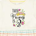 thumbnail image 4 of Inktastic This Princess is Two Second Birthday Girls Baby Dress, 4 of 5