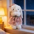 thumbnail image 6 of Bunny Stuffed Animal Doll with Removable Clothes Outfit,11'' /13.5'' Giant Stuffed Easter Bunny Rabbit ,Cute Plush Rabbit Dress Up Doll Gift for Easter Decor, 6 of 9