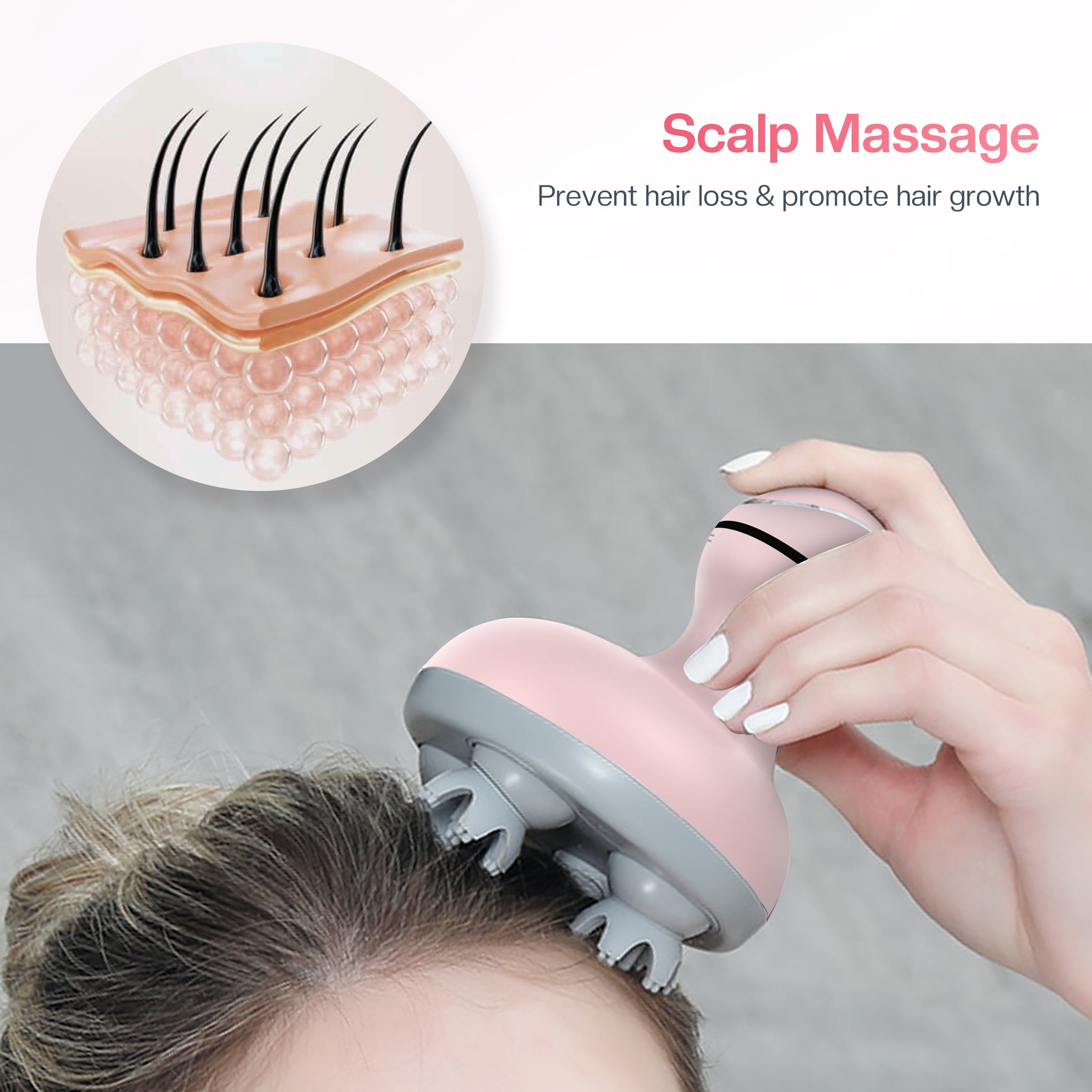 Comfier Head Massager for Hair Growth Cordless Smart Lebanon Ubuy