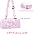 thumbnail image 3 of YOITEA Case Compatible with Nintendo Switch Carry Case 2 in 1 Shoulder & Hand Strap, Protective Hard Portable Travel Carry Case Shell Pouch for Nintendo Switch Console & Accessories--, 3 of 6