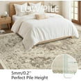 thumbnail image 3 of Vintage Area Rug x Washable Living Room Rug Indoor Print Accent Rugs for Bedroom Distressed Thin Throw Rugs Carpet for Living Room Kitchen Entryway, 3 of 7