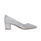 thumbnail image 3 of Zapatos DREAM PAIRS DPU212 Tacones Bajos de Bloque Plateados Talla 5 US, 3 of 5