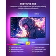 thumbnail image 6 of YULINKCO RGB+IC LED Lights for 32-43 Inch TV, 9.84ft Backlight Strip Behind TV, Bluetooth App & Voice Control, 44 Scene Modes, Music Sync, for Ambient Gaming, Bedroom, Monitor, Living Room, 6 of 9