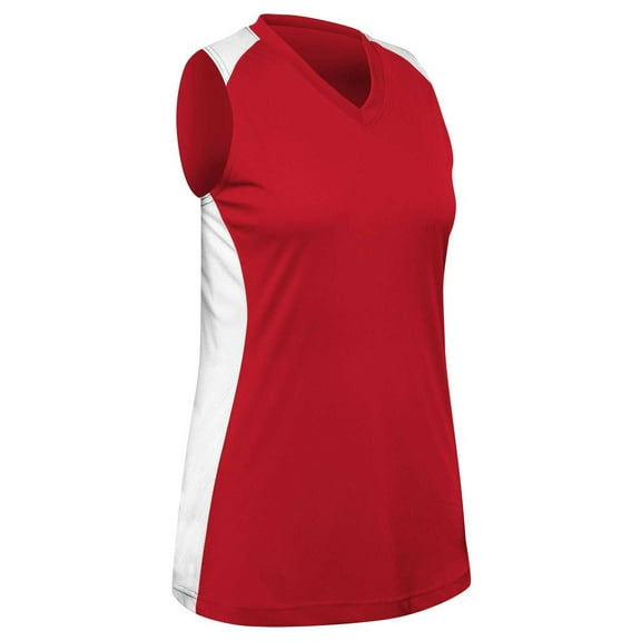 Champro Infinite V-Neck Racerback Softball Jersey Women's Scarlet