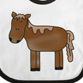 thumbnail image 4 of Inktastic Horse Boys or Girls Baby Bib, 4 of 4