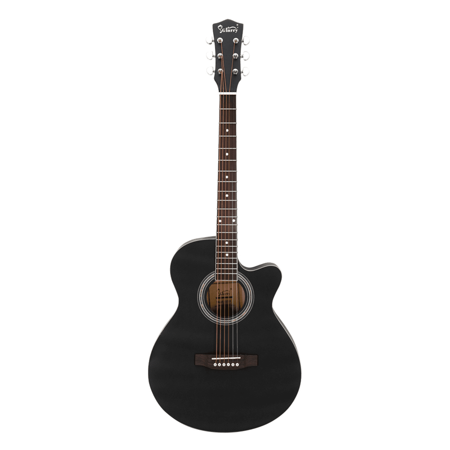 Hassch 40 inch Acoustic Guitar for Beginner Adult with Gig Bag, Guard Board and Wrench Tool, Black