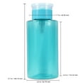 thumbnail image 2 of Pana High Quality 10 oz Liquid Pump Dispenser - Teal (1 Bottle), 2 of 4
