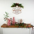 thumbnail image 4 of 5' Green and Red Plaid Holly with Jingle Bells Christmas Garland - Unlit, 4 of 7