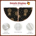 thumbnail image 3 of Sikiie Gold Glitter Pineapples Nativity Christmas Tree Skirt, Jesus Christian Winter Holiday Tree Mat Decoration(30-48IN)36", 3 of 6