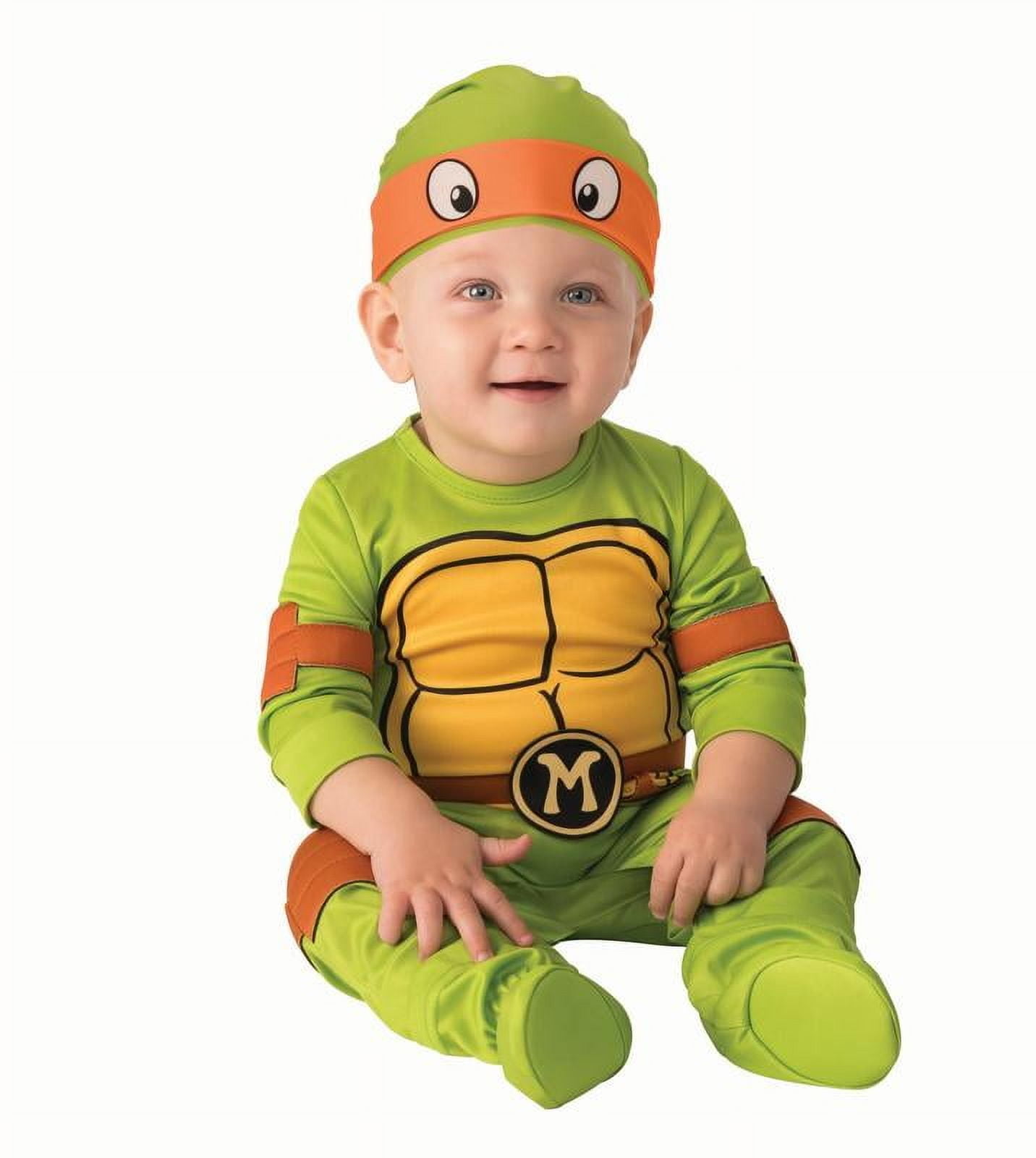 Teenage Mutant Ninja Turtles 4-in-1 Halloween Costume for Infant, Size 12-18M, by Rubies