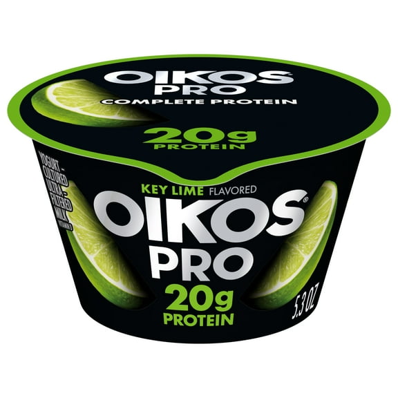 Oikos Pro 20g Protein, Key Lime Yogurt-Cultured Ultra-Filtered Milk Product Cup, 5.3 oz