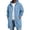 Light Blue, variant on Zip Up Long Hoodie for Men Casual Long Sleeve Hoodie Long Jacket Fleece Lined Work Daily Athletic Jacket with Pockets Khaki L