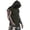 Army Green, variant on Purcolt Men's Short Sleeve Hoodie Workout Gym Athletic Active Hooded T Shirts Lightweight Solid Tops Pullover Sweatshirt with Pocket