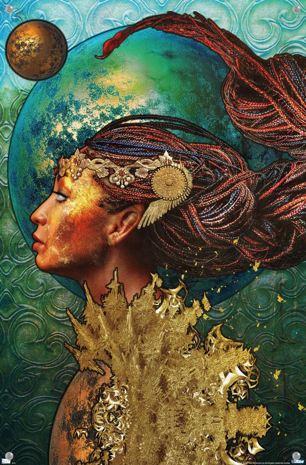 Jena DellaGrottaglia: Cosmic Zodiac - Scorpio Wall Poster with Push Pins, 14.725" x 22.375"