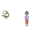 thumbnail image 1 of Escultura china, muñeca geisha japonesa, figura de latón, estatuilla de resina, mini adorno, decoración étnica popular, pintada a mano, adecuada para, 1 of 8