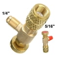 thumbnail image 1 of Bgsha R410A Air Conditioning Charging Hose R32 Control Valve 1/4\'\'-5/16\'\', 1 of 10