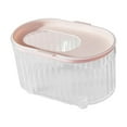 thumbnail image 3 of Hamster Sand Bath Box Sand Bath Container Digging Sand Containers House Sandbox Bathroom Box Hamster Bathtub for Rat, Corner, Ferret, Hedgehog Pink, 3 of 9