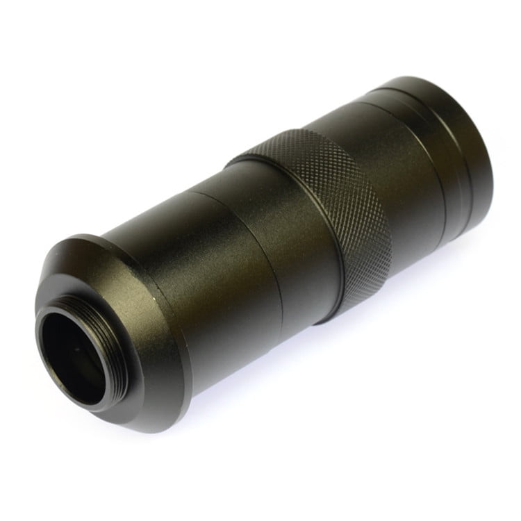 Industry Lens 8X -100X Magnification Adjustable 25mm Zoom C-mount Lens Glass for Industry Microscope Camera Eyepiece Magnifier