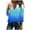 Light Blue, variant on Kaemgyyd Womens Tunic Tops Trendy Soft Gradient Long Sleeve Shirts V Neck Color Block Casual Loose Outfits