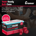 thumbnail image 4 of Cramer Team Color Athletic Tape, Red, Latex-Free, 1.5" x 10yds, 32 Roll Bulk Case, Tearable Sports Tape for Wrists, Ankles, Baseball, Training, Strong Athletic Wrap for Athletes & Trainers, 4 of 7