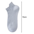 thumbnail image 5 of harmtty Cotton Boat Socks Mesh Short Socks 1 Pair Women Socks Hollow Out Mesh Thin No Odor Solid Color High Elasticity Anti-slip Breathable Soft, 5 of 8