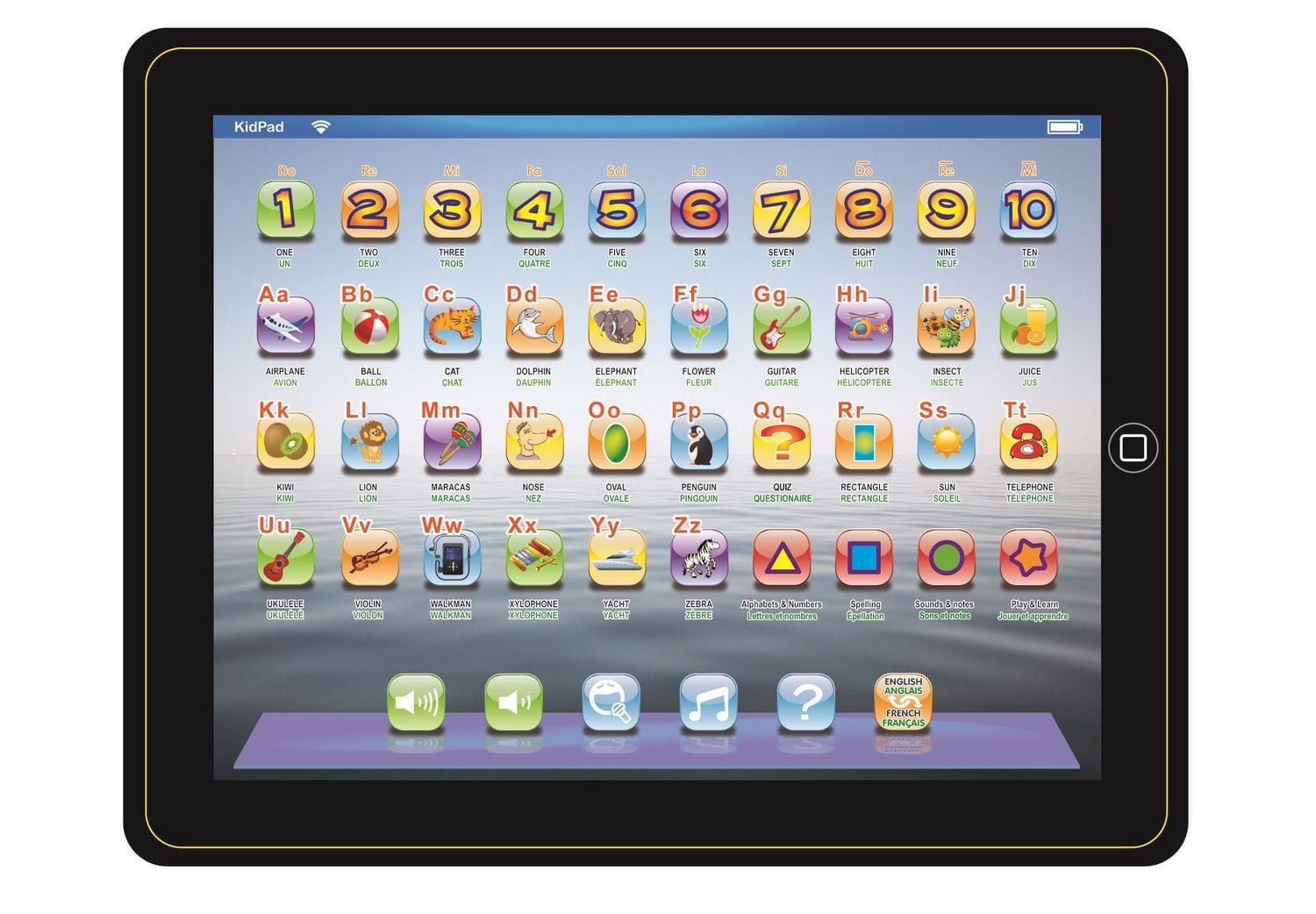 kid connection Kidpad - Black Tablet for Kids