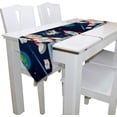 thumbnail image 3 of Coolnut 13"x70" Table Runner, Kid Jumping Space Washable Table Cloth Runner for Holiday Home Wedding Table Top Decoration, 3 of 5