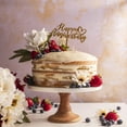 thumbnail image 5 of Happy Anniversary (Heart) - Love Themed Rose Gold Cake Topper for Proposal, Wedding, Bridal Shower or Anniversary Cake (Pack of 2), 5 of 5