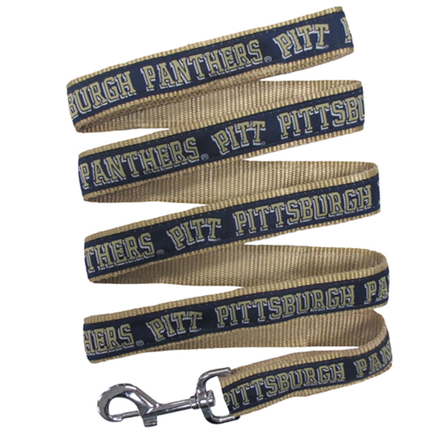 Team Color, Large NCAA Pittsburgh Panthers Dog Leash 