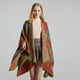thumbnail image 2 of Nueva Moda Invierno Cálido Ponchos A Cuadros Capas Para Mujeres Chales Gruesos Envolturas Simulación Cachemira Acolchado Siesta Manta Noticed AP007116-05, 2 of 6