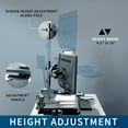 thumbnail image 6 of VIVO Black 48" Standing Desk Riser with Triple 21.5" to 27" Monitor Mount, 6 of 8